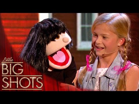 12yr old ventriloquist takes control of little Dawn | Little Big Shots