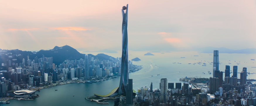 Skyscraper: Phiên bản siêu anh hùng khiếm khuyết thử thách tiền đình khán giả - Ảnh 2.